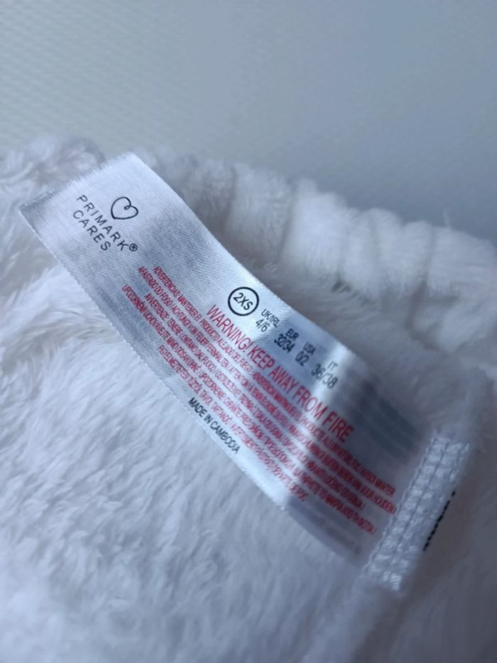 Pijama polaire blanc 32/34 - photo numéro 3
