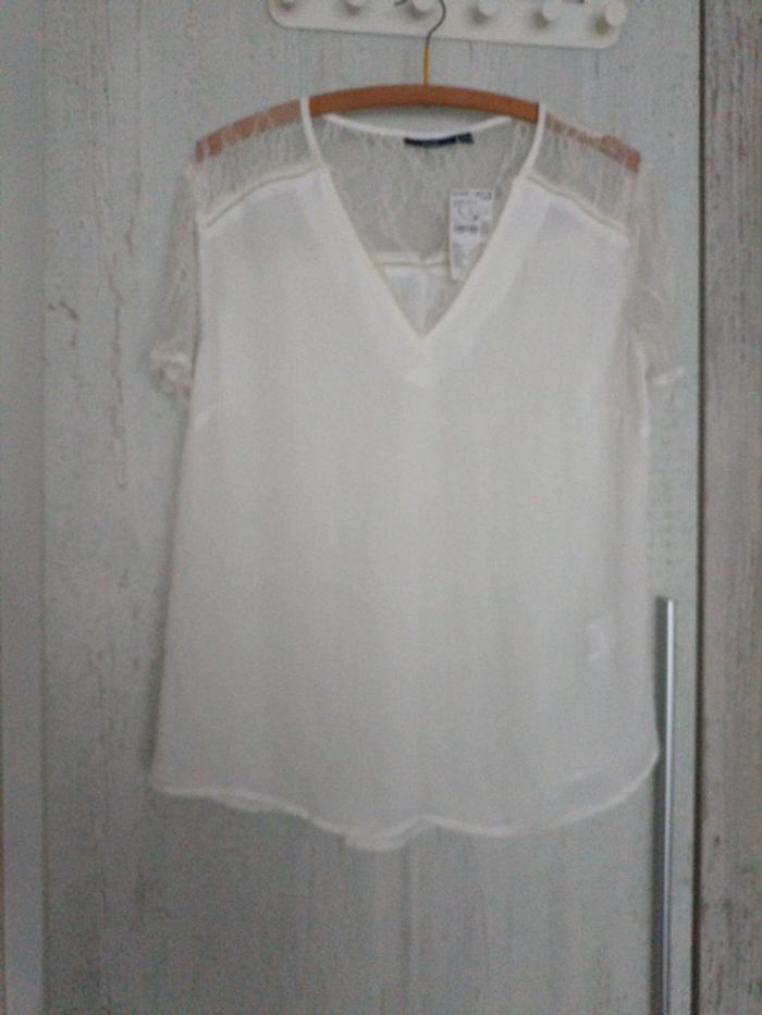 Blouse avec dentelles