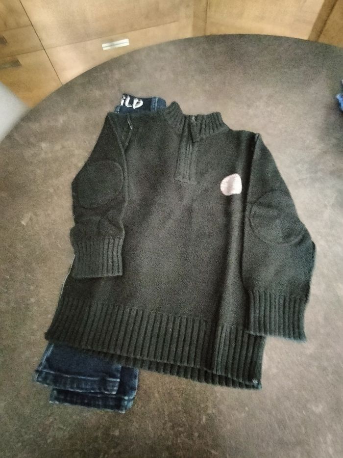 Pull noir 6 ans Tape à l'oeil - photo numéro 2