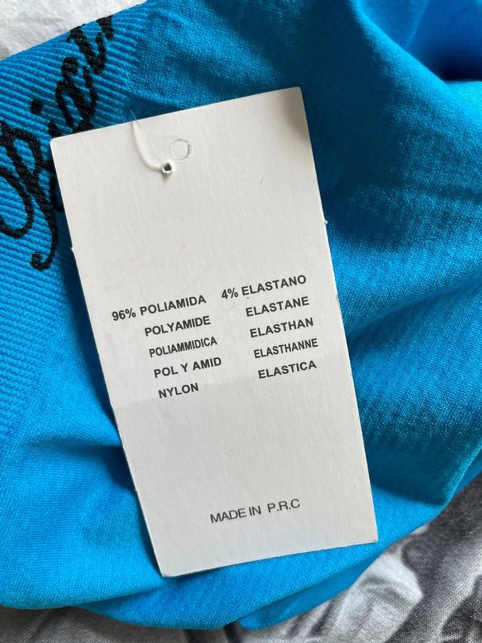 Boxer bleu neuf « fabriqué par papa et maman taille 2 ans - photo numéro 5