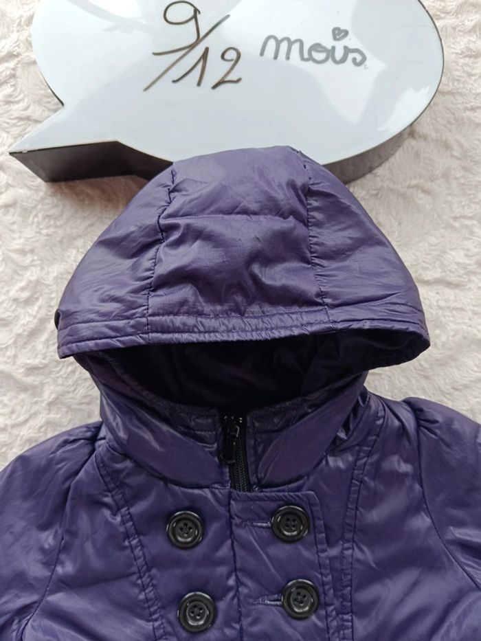 Blouson doudoune avec capuche Fille 9/12 mois - photo numéro 5