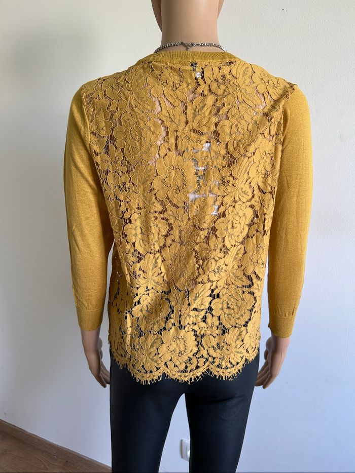 Cardigan jaune moutarde neuf Jus d’Orange taille 2 - photo numéro 5