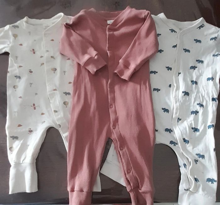 Lot 3 pyjamas légers mixtes