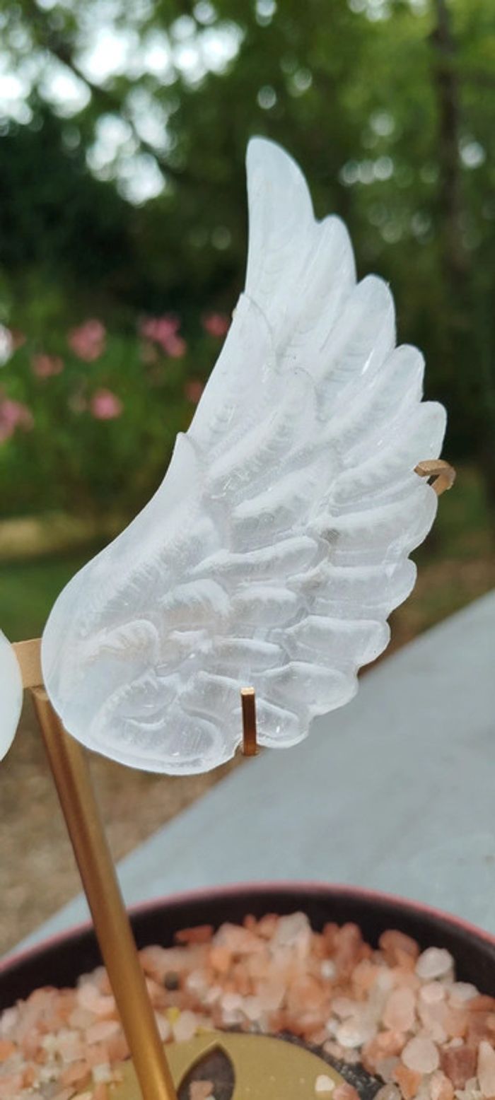 Ailes Divines en Sélénite Pure💫Messagères de Lumière - photo numéro 5
