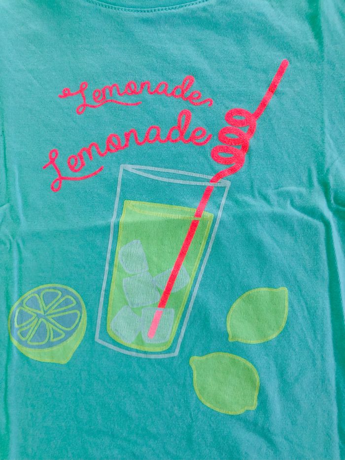 Teeshirt lemon bleu fille 5 ans limonade epop girls - photo numéro 4