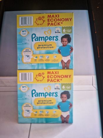 Taille 6 pampers lot de 2