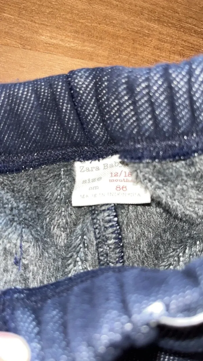 Pantalon chaud zara 12/18 mois - photo numéro 3