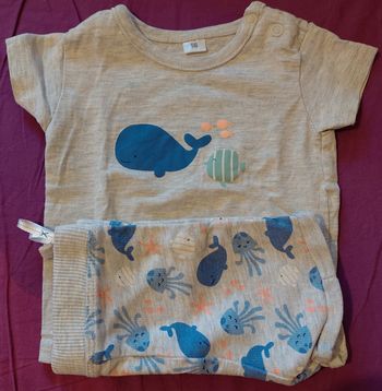 Ensemble t-shirt/short été