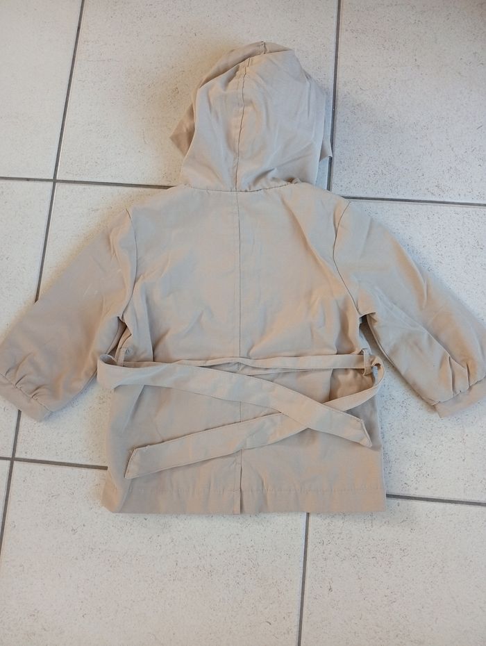 Imperméable doublé avec capuche fille 18 mois Kiabi - photo numéro 2