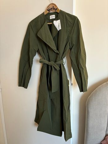 Trench long kaki Claudie Pierlot – Neuf avec étiquette – Taille XS