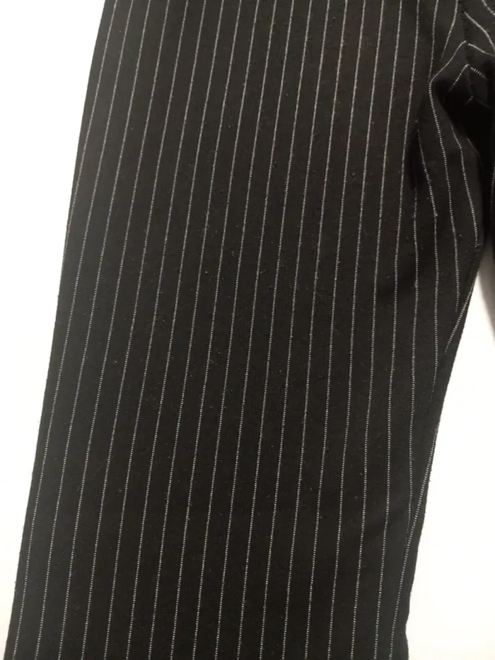 Pantalon pattes d'éléphant ligné WE - photo numéro 8