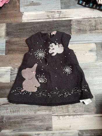 Très belle robe hiver fille 6 mois