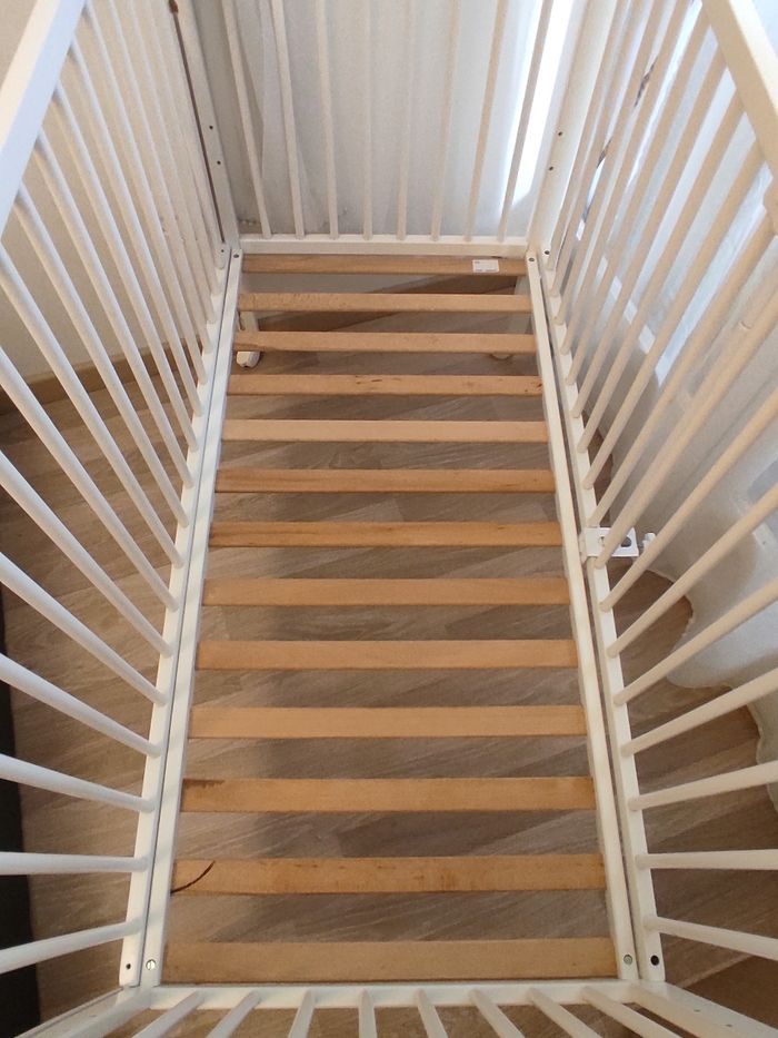 Lit bébé roulette + ciel de lit + tour de lit - photo numéro 3