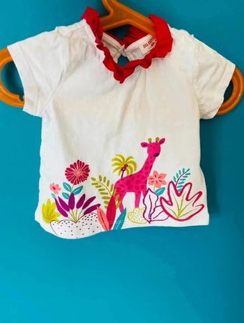 Magnifique t-shirt manches courtes 6 mois DPAM