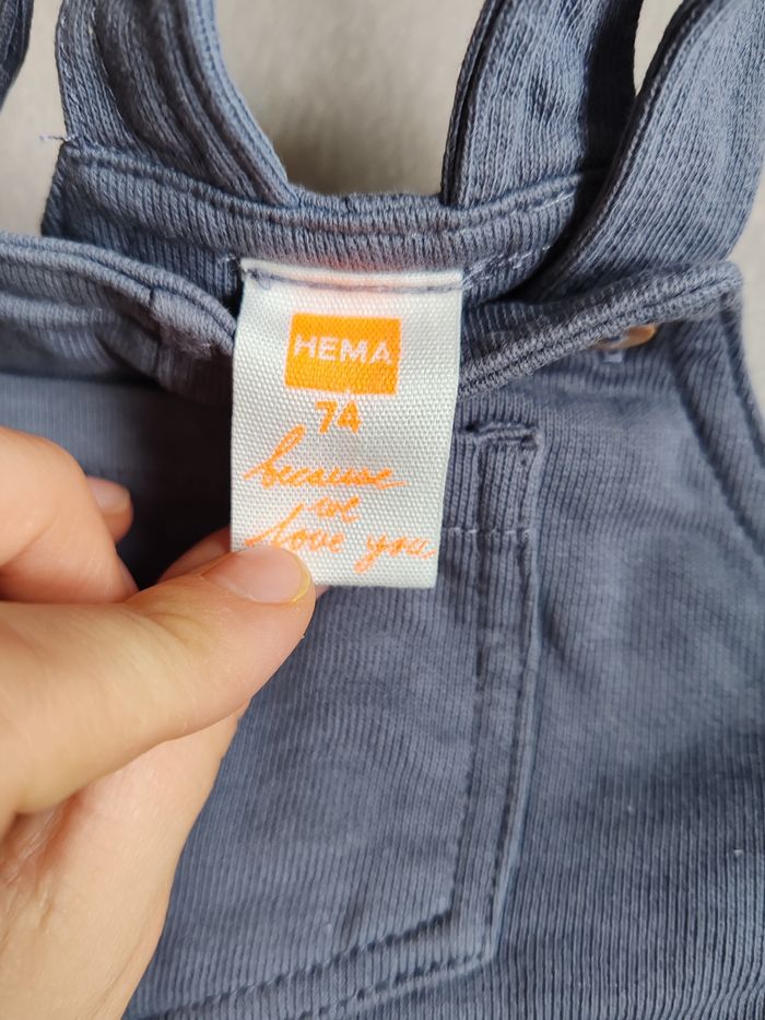 Salopette hema bleu 9m - photo numéro 2