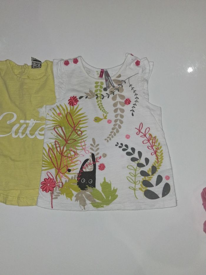 Lot de 2 hauts vert et à fleurs Tape A L’Œil et Orchestra - photo numéro 2