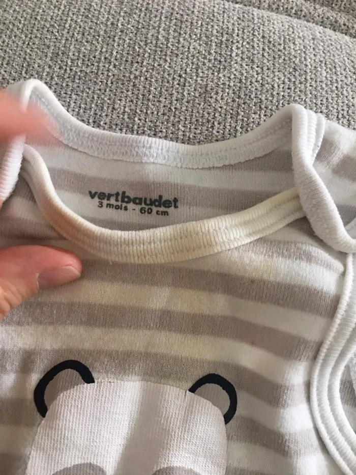 Gilet vertbaudet 6 mois + bonnet coordonné - photo numéro 9