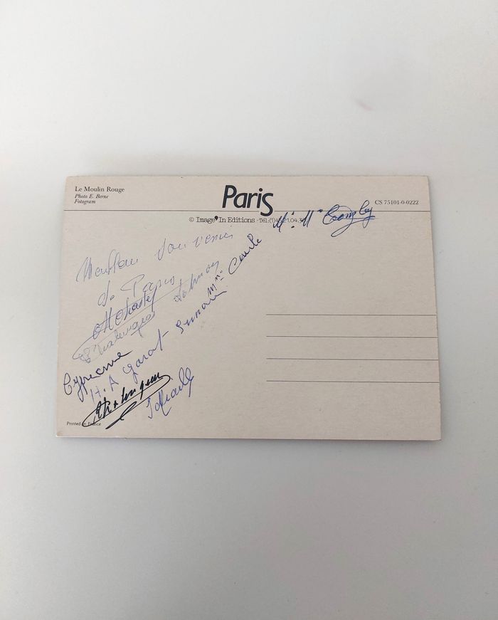 Paris le moulin rouge Carte postale moderne souvenir - photo numéro 2