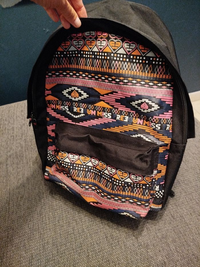 Sac a dos Miss Freegun noir et rose