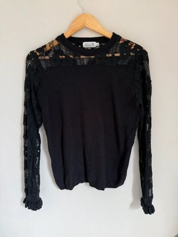 Pull manches dentelles MB