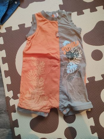 Salopette short 6 mois
