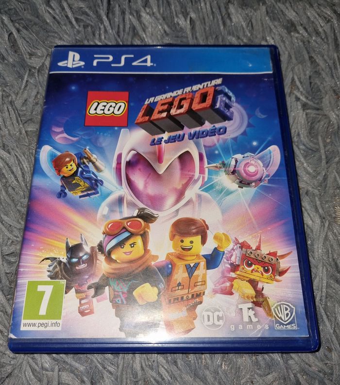 Boîte vide de jeu La Grande Aventure Lego 2 PS4