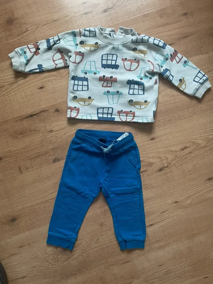 Lot jogging sweat x2 - 18 mois - photo numéro 5