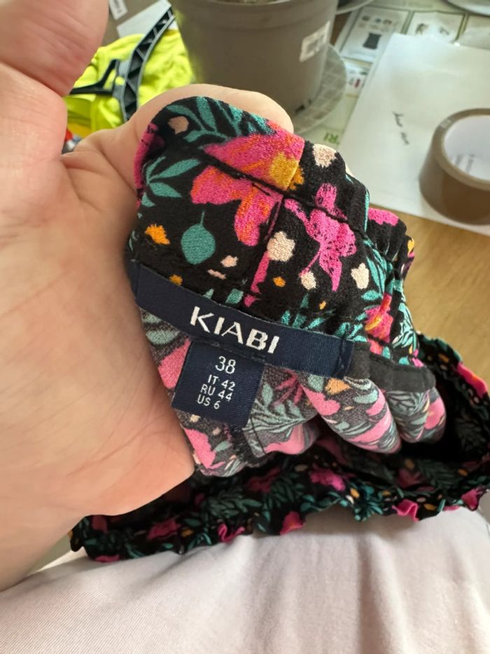 Pantalon fluide fleuri Kiabi - photo numéro 4