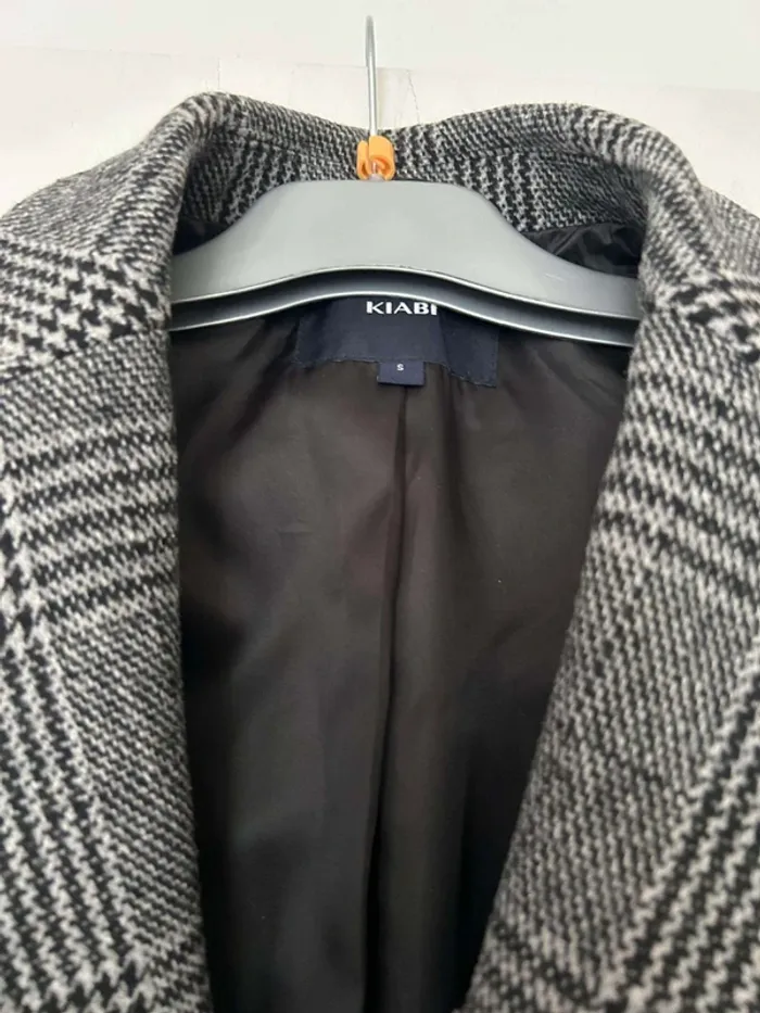 Manteau Kiabi à carreaux - photo numéro 2
