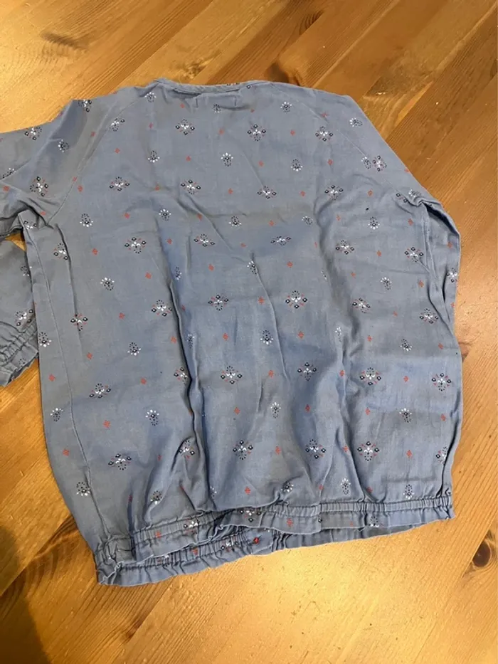 Blouse bleue 6 ans - photo numéro 6