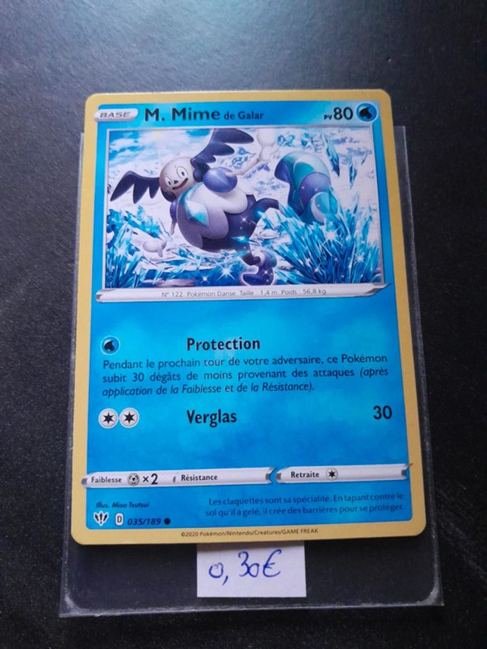 Carte Pokémon M.Mime de Galar 35/189
