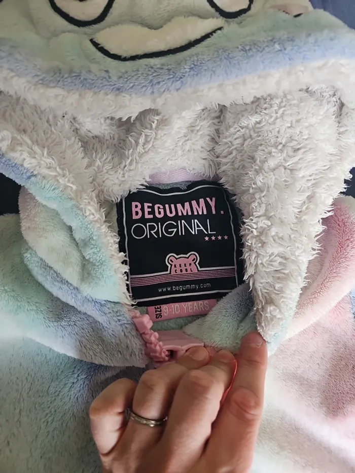 Veste polaire fille 9/10 ans begummy licorne - photo numéro 3