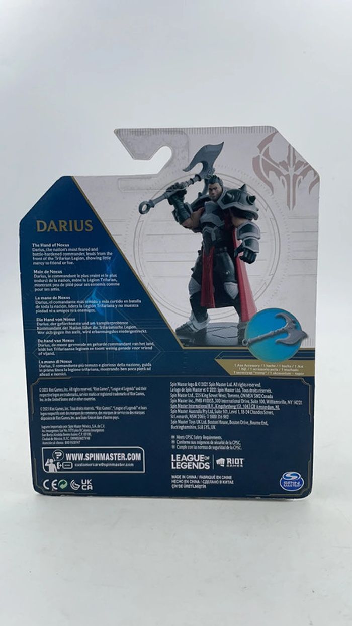 Figurine League Of Legends Darius Spin Master neuf - photo numéro 2