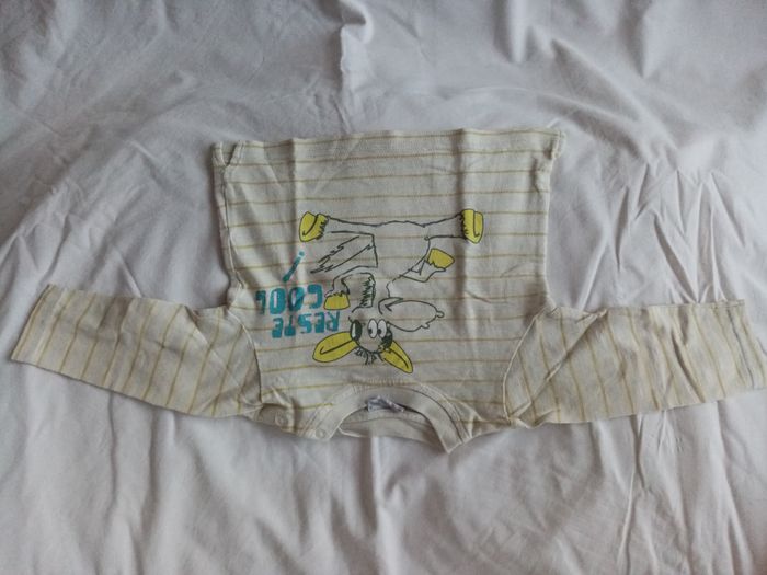 Ensemble t-shirt manches longues et pantalon 9 mois - photo numéro 2