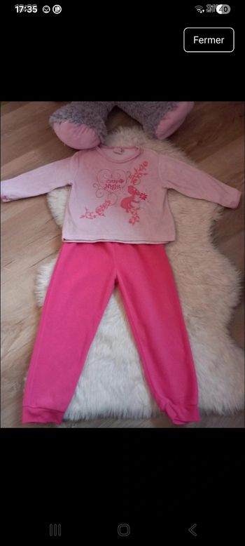 Pyjamas 2 pièces velours 3 ans influx 