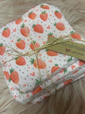 5 lingettes en éponge bambou 