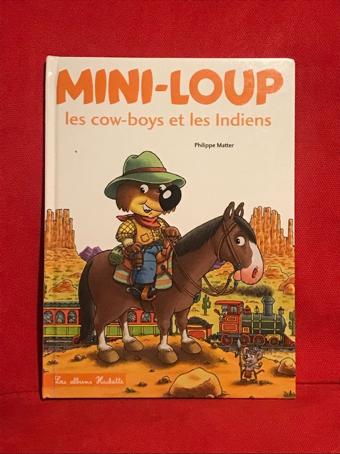 Livre mini loup les cow boys et les indiens