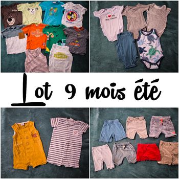 Lot 9 mois été garçon 