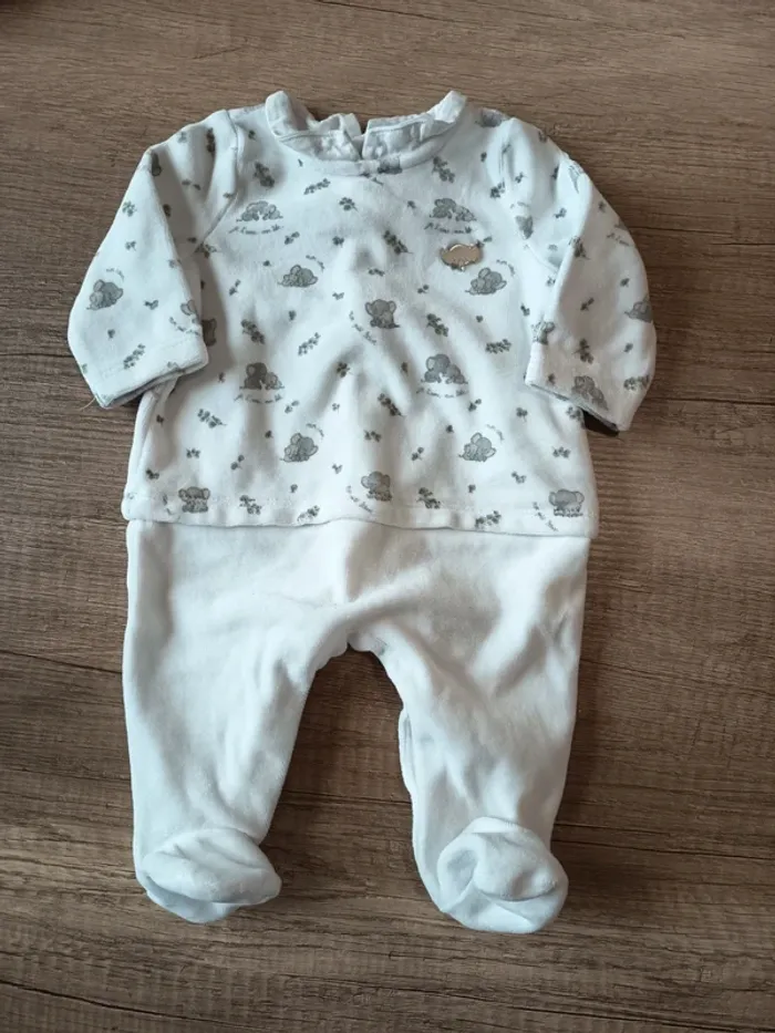 Pyjamas hiver Mon premier Major 1 mois
