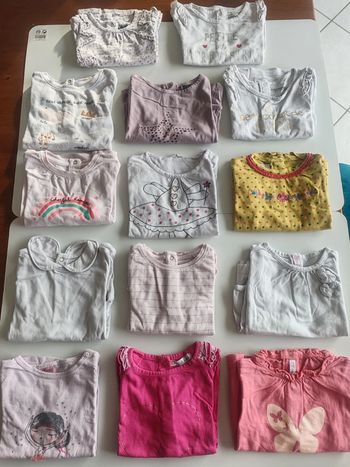 Lot tee-shirt 18 mois