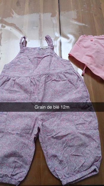 Combinaison Grain de Blé 12m