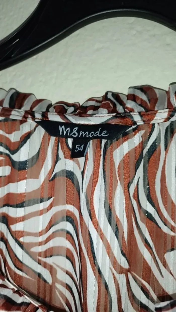 Blouse colorée - MS mode - taille 54 - photo numéro 3