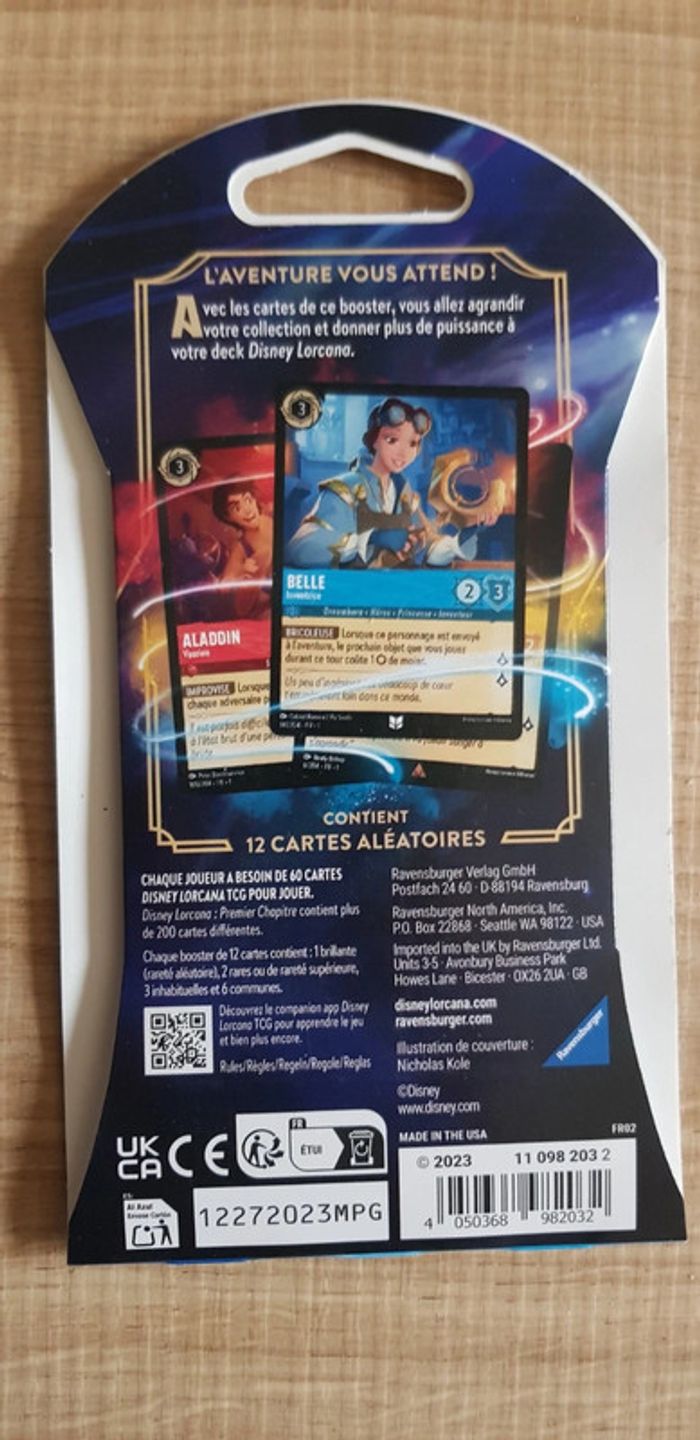 Booster vf Lorcana Premier chapitre - photo numéro 2