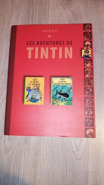 Bande Dessinée Les aventures de Tintin/ Le secret de la licorne & le trésor de Rackham le rouge