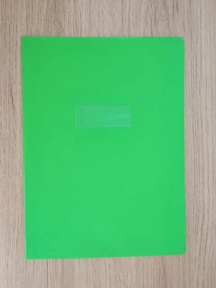 Lot 4 protège-cahier jaune violet noir vert / Elba - A4 - photo numéro 11