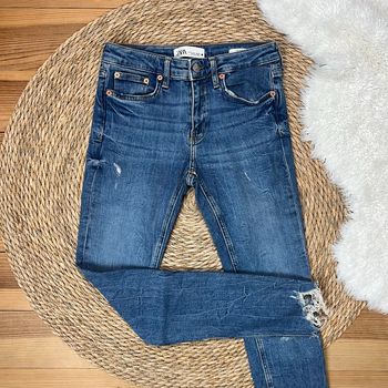 Jean bleu denim skinny Zara - taille 36 - très bon état