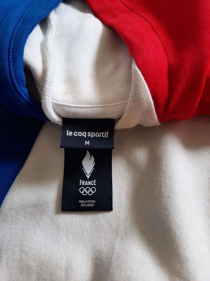 Sweat le coq sportif équipe de France de ski - photo numéro 2