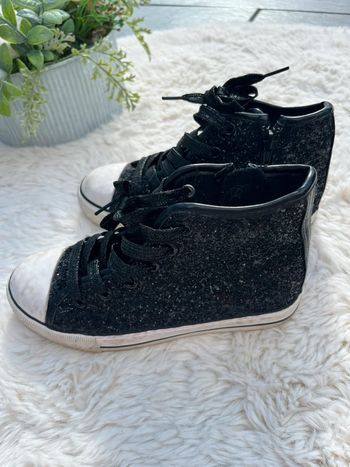 Chaussures montantes à paillettes