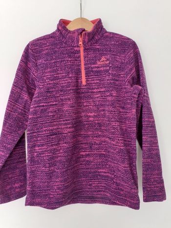 Pull fille Quéchua mauve 8 ans Décathlon