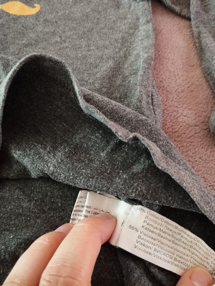 * Pull long léger gris motif brillant T3A TAO - photo numéro 4